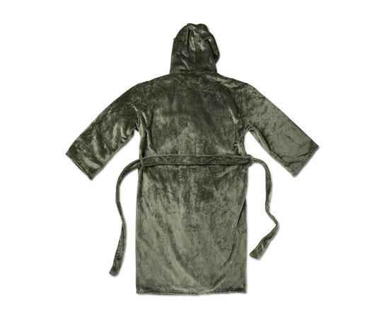 VINGA Louis luxury plush GRS RPET robe size S-M Green - Vinga 495030
