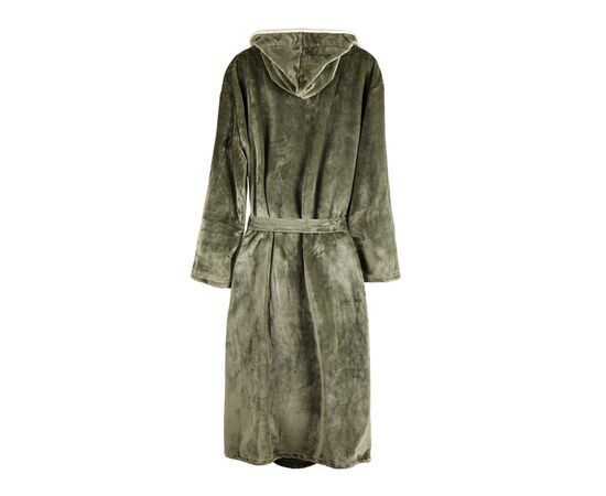 VINGA Louis luxury plush GRS RPET robe size S-M Green - Vinga 495030