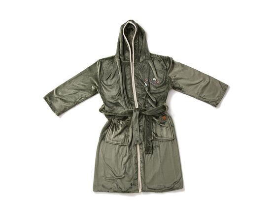VINGA Louis luxury plush GRS RPET robe size S-M Green - Vinga 495030
