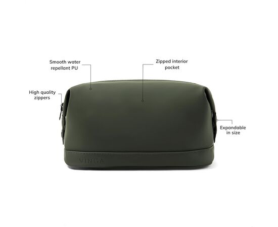 VINGA Baltimore toilettas Groen - Vinga 500418