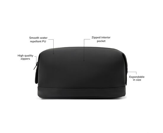 VINGA Trousse de toilette Baltimore Noir - Vinga 500419