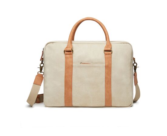 VINGA Sac pour ordinateur en toile recyclée RCS Bosler Beige - Vinga 522320