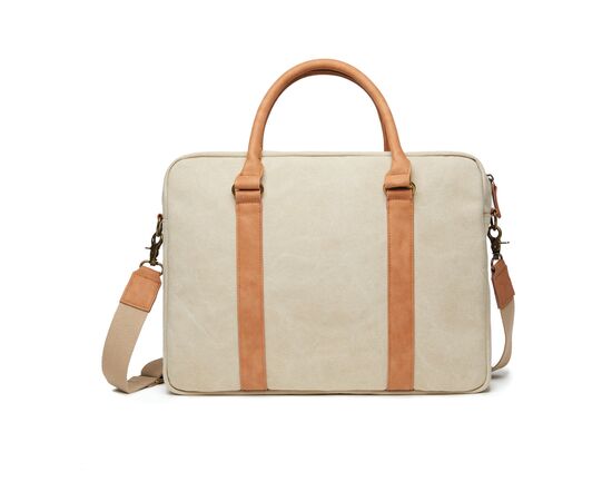 VINGA Sac pour ordinateur en toile recyclée RCS Bosler Beige - Vinga 522320