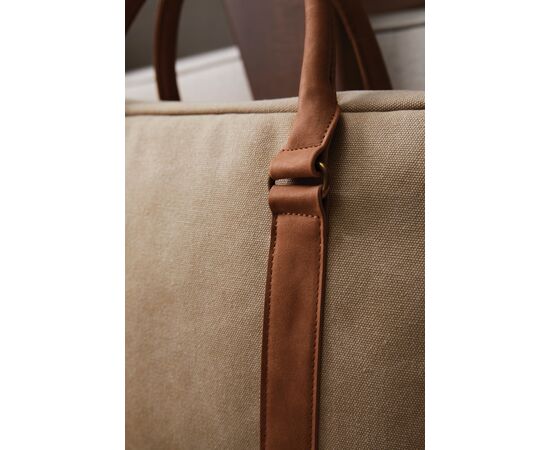 VINGA Sac pour ordinateur en toile recyclée RCS Bosler Beige - Vinga 522320