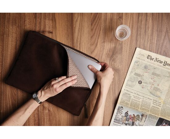 VINGA Hunton laptop case Brown - Vinga 528119