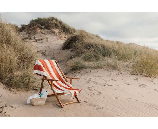VINGA Valmer beach towel Red, Beige - Vinga 8046