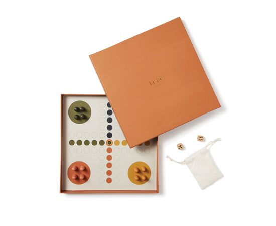 VINGA Ludo coffee table game Brown - Vinga 9160