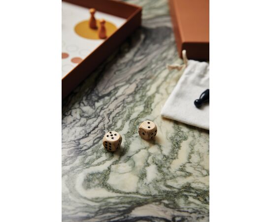 VINGA Ludo coffee table game Brown - Vinga 9160