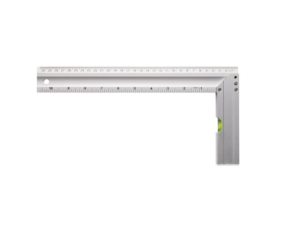 Winkelhaak met waterpas Zilver - XD Collection P112.402