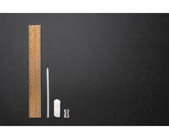 Timberson extra thick 30cm double sided bamboo ruler Brown - XD Collection P165.509