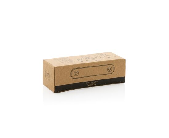 Wooden hex tool Brown - XD Collection P221.089