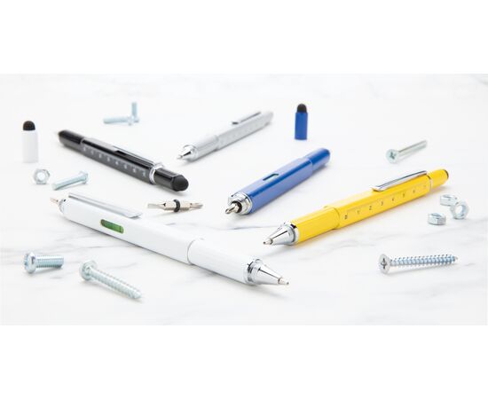 5-in-1 aluminium toolpen Grey - XD Collection P221.552