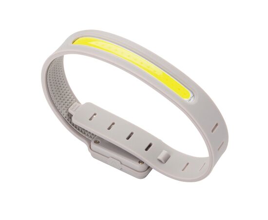 Lumi Sprint wiederaufladbares LED Lauflicht aus RCS rec. ABS Grau - XD Collection P239.4402