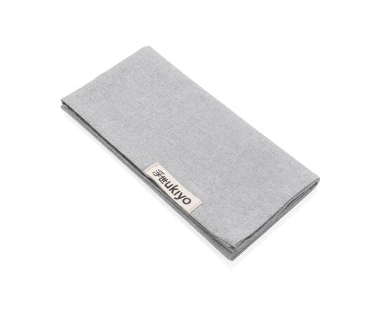 Set de 4 serviettes de table Ukiyo en rcotton 180gr Aware™ Gris - Ukiyo P261.252