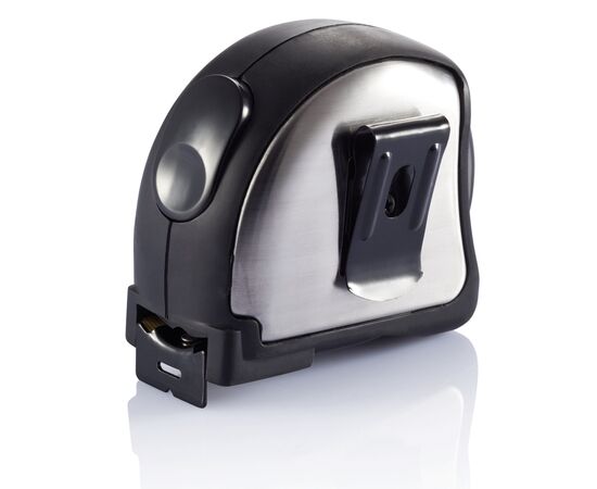 Stainless steel tape - 5m/25mm Silver, Black - XD Collection P115.652