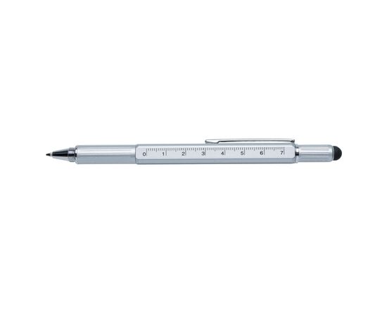 5-in-1 aluminium toolpen Grey - XD Collection P221.552