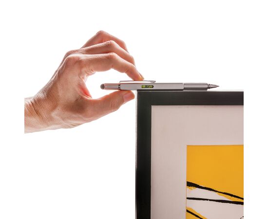 5-in-1 aluminium toolpen Grey - XD Collection P221.552