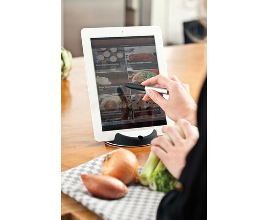 Support à tablette avec stylet Chef Noir, Argent - XD Design P261.171