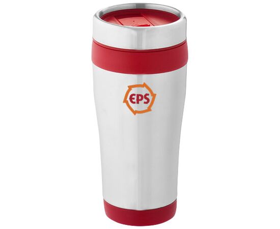 Elwood 410 ml geïsoleerde thermosbeker Zilver, Rood - Unbranded 10031002