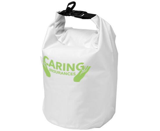 Survivor 5 litre waterproof roll-down bag White - Unbranded 10049704