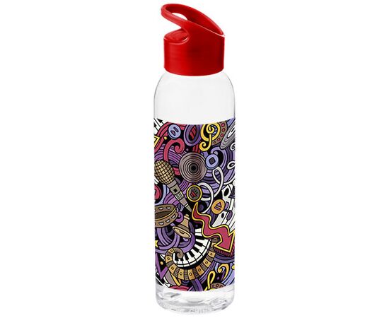 Bidon Sky 650ml Rouge, Translucide - Unbranded 10050802