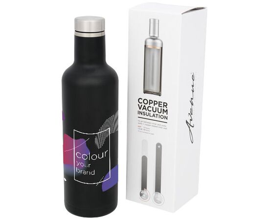 Pinto 750 ml Kupfer-Vakuum Isolierflasche Schwarz - Unbranded 10051700