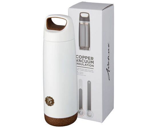 Bouteille de sport 600ml avec isolation par le vide et couche de cuivre Valhalla Blanc - Unbranded 10056502