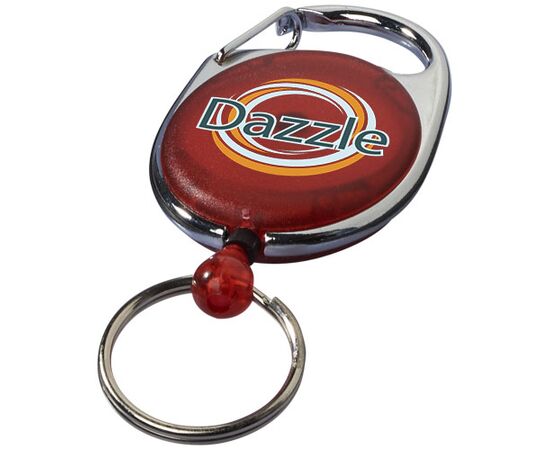 Gerlos sleutelhanger en rollerclip Rood - Unbranded 10210404