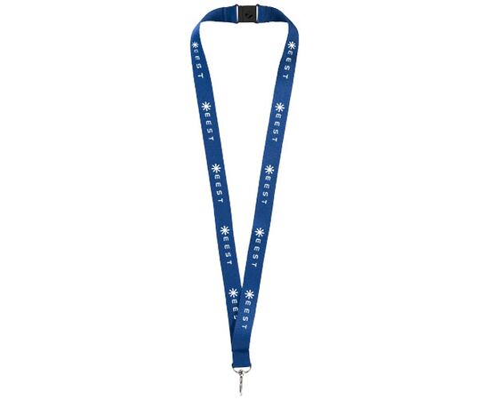 Lago lanyard met veiligheidssluiting Navy - Unbranded 10219301
