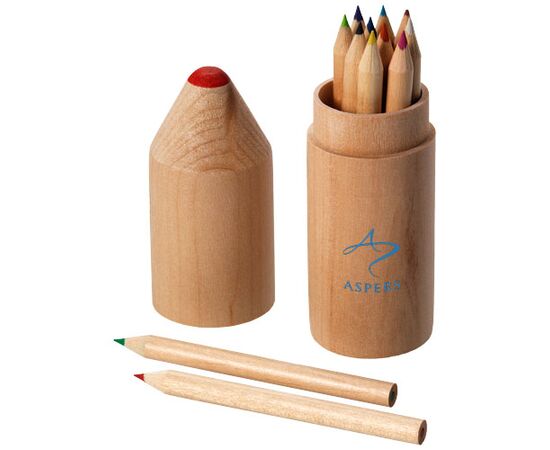 Set de 12 crayons de couleur Bossy Naturel - Unbranded 10602100