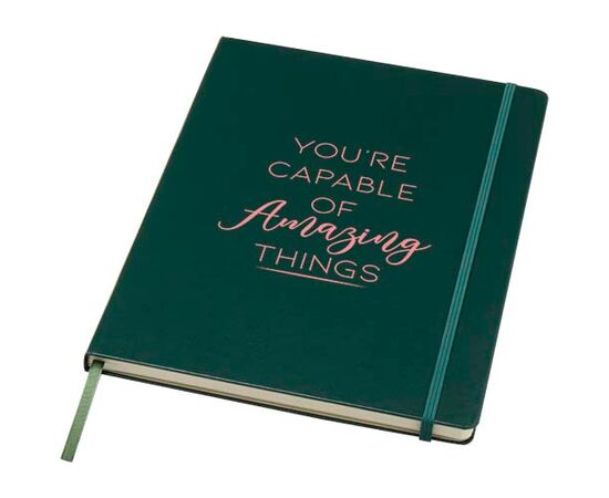 Executive A4 hard cover notebook Green - JournalBooks 10626361