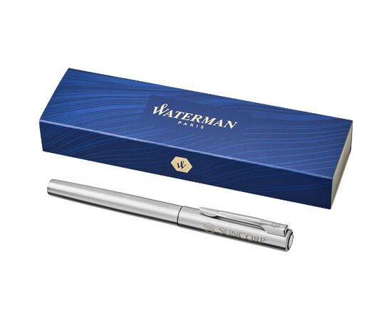 Waterman Graduate rollerbalpen (zwarte inkt) Chroom - Waterman 10651000