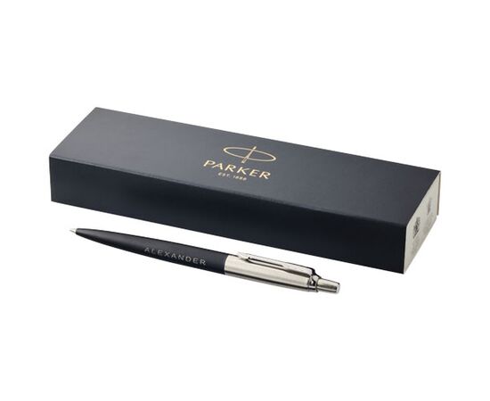 Parker Jotter Bond Street Kugelschreiber (blaue Mine) Schwarz, Silber - Parker 10683800