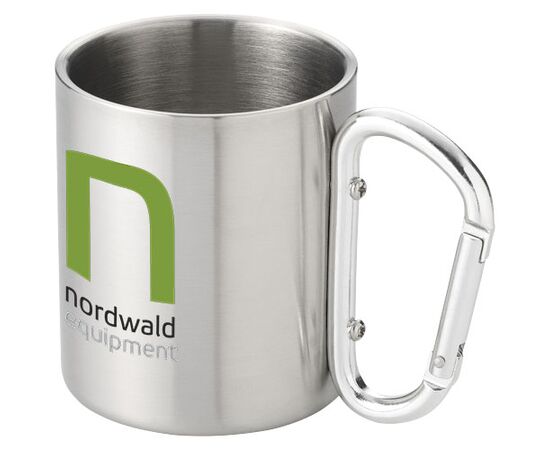 Mug isotherme Alpes avec mousqueton 200ml Argent - Unbranded 19538304 Mug isotherme Alpes avec mousqueton 200ml Argent - Unbranded 19538304