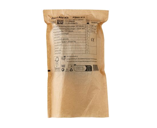 Set de premiers secours en PU nubuck recyclé RCS Noir - XD Collection P265.411