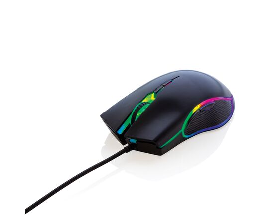 RGB Gaming Maus Schwarz - Gaming Hero P300.161