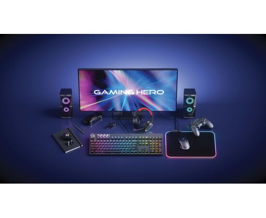 RGB gaming mousepad Black - Gaming Hero P300.201