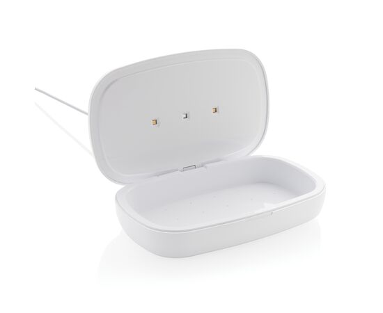 Boîte de stérilisation UV-C avec chargeur sans fil 5W Blanc - XD Collection P301.113