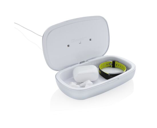 Rena UV-C steriliser box with 5W wireless charger Grey - XD Xclusive P301.132