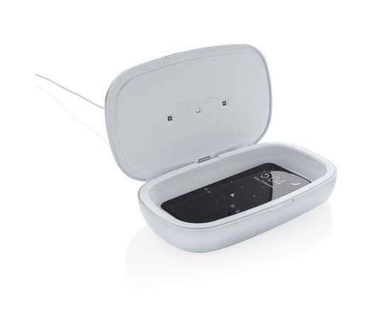 Rena UV-C steriliser box with 5W wireless charger Grey - XD Xclusive P301.132