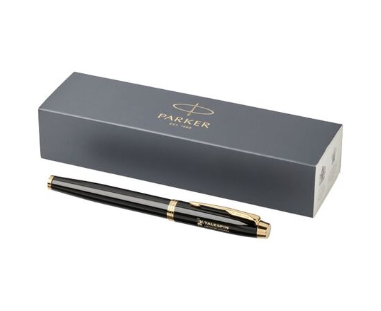 Parker IM rollerball pen (black ink) Black, Gold - Parker 10702301