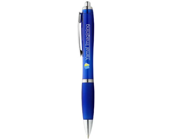 Nash ballpoint pen coloured barrel and grip (blue ink) Royal blue - Unbranded 10707801