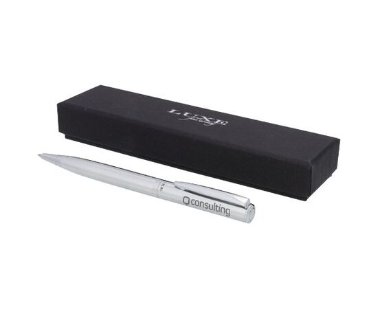 City balpen (zwarte inkt) Zilver - Luxe 10712501