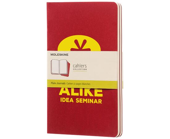 Moleskine Cahier Journal L - effen Cranberry rood - Moleskine 10719216