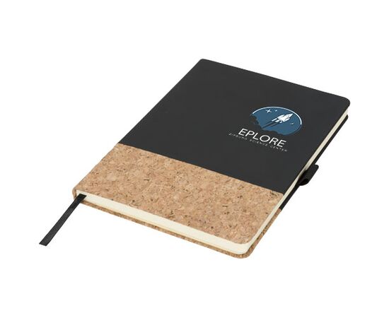 Evora A5 cork thermo PU notebook Black - JournalBooks 10732000
