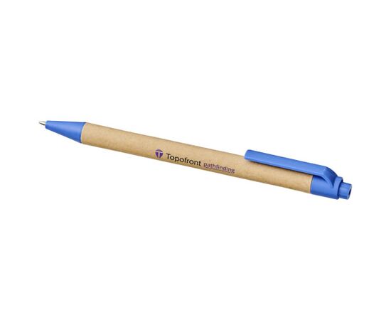 Berk recycled carton and corn plastic ballpoint pen (black ink) Blue - Unbranded 10738401