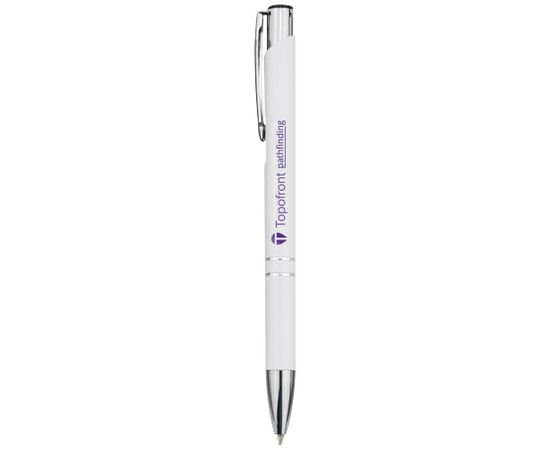 Moneta aluminium click ballpoint pen (black ink) White - Unbranded 10744001