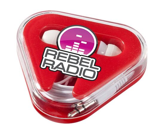 Rebel Ohrhörer Rot, Weiß - Unbranded 10821302