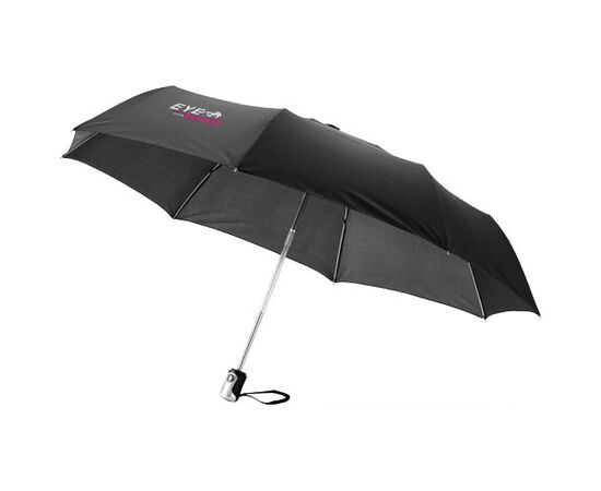 Parapluie 21.5" 3 sections ouverture fermeture automatique Alex Noir - Unbranded 10901600