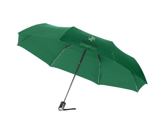 Alex 21,5'' opvouwbare automatische paraplu Groen - Unbranded 10901608